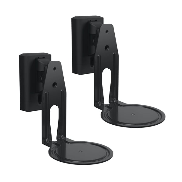 Sanus WSWME12 - Monteringssett (veggmontering) - for høyttaler - justerbar, par - svart - veggmonterbar (en pakke 2) - for Sonos Era 100