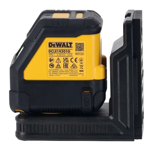 DeWALT DCLE14201RB-XJ ristilinjalaser 30 m punainen IP65 keltainen