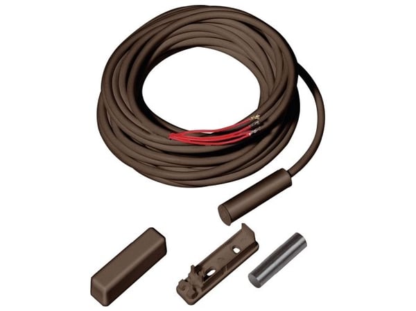 ABUS MK1010B, Koblet med ledninger (ikke trådløs), Brun, Akrylonitril-butadien-styren (ABS), VdS B, VSÖ, 24 V, 11 mm