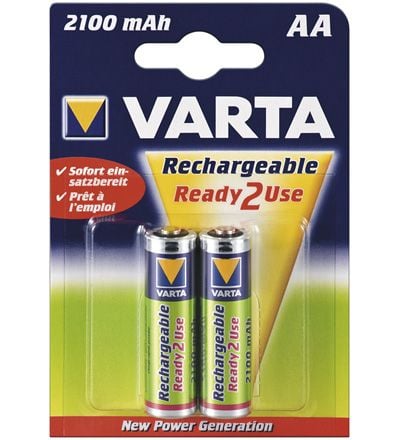 Varta Longlife 56706 - Batteri 2 x AA type - NiMH - (genopladelige) - 2100 mAh (pakke med 2)