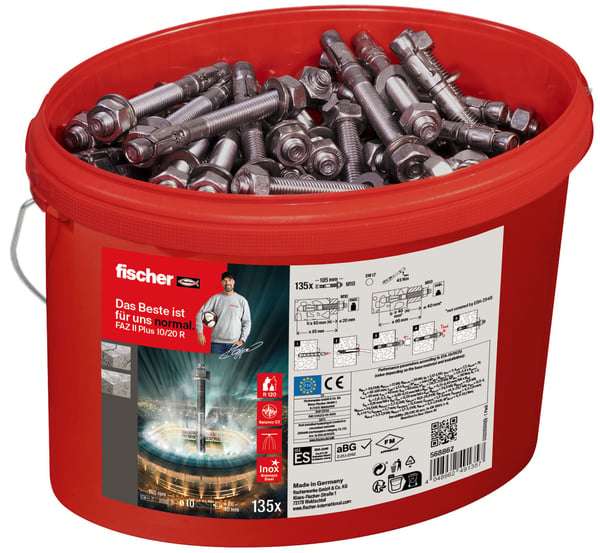 Fischer ruuviankkuri/pultti 135 kpl