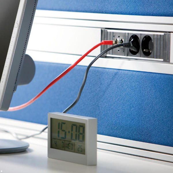Bachmann STEP BASE - Effektband - AC 250 V - ingång: GST18i3 - utgångskontakter: 3 (power CEE 7/3) - svart, röd