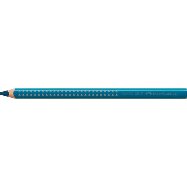 Fargeblyant, Faber-Castell Grip, JUMBO, turkis, trekantet - (12 stk.)