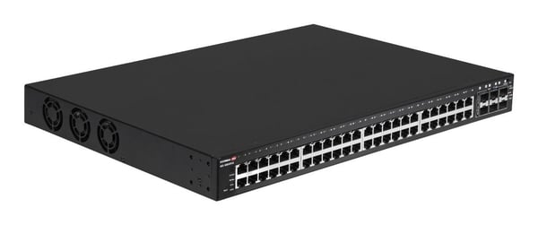 Edimax Pro IGS-5654PLX - Switch - industrial, Surveillance, VLAN, PoE+, Web, Smart - smart - 48 x 10/100/1000 (PoE+) + 6 x SFP+ (opplenke) - rackmo...
