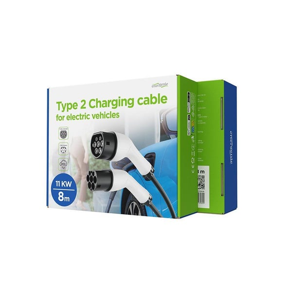 Energenie tyypin 2 latauskaapeli sähköautolle - 11 kW - 8m