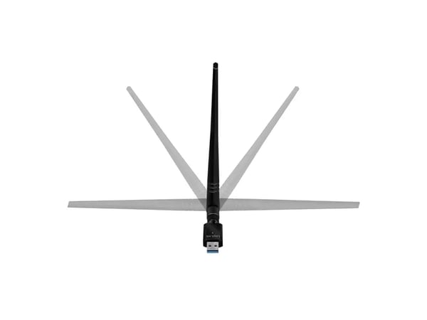 LogiLink WL0246, Trådløs, USB, WLAN, 876 Mbit/s, Sort