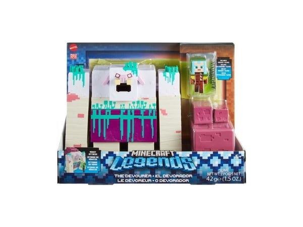 Minecraft LEGENDDS DEVOURER -hahmo, 6 vuosi/vuosia, Monivärinen, Muovi