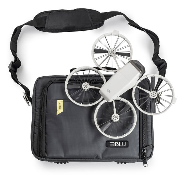 B&W Cases TEX.117.FLIP, Stresskoffert, Sort, Polyester, Monokromatisk, 11,7 l, 235 mm