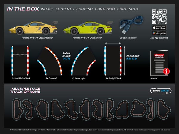 Carrera HYBRID 50050001 autoratasetti 1:50 Speedway to Hell