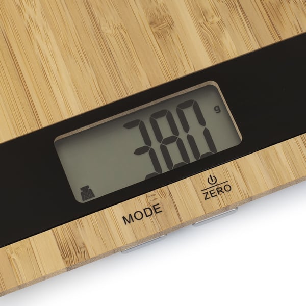 Princess 492944, Sähkökeittiövaaka, 5 kg, 1 g, Bamboo, Musta, Bamboo, Pöytämalli