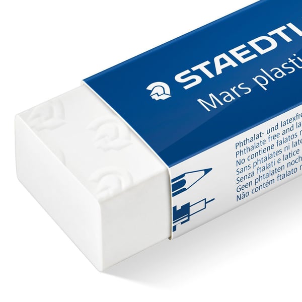 STAEDTLER Mars plast combi - Udvisker - 6,5 x 2,3 x 1,3 cm