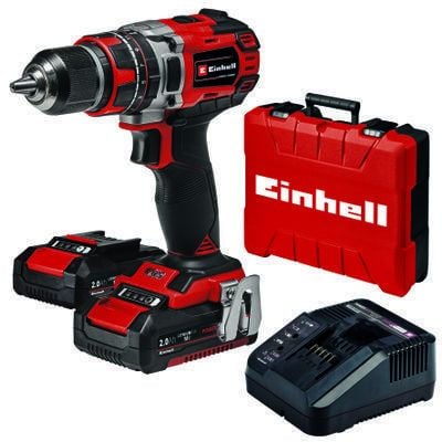 Einhell TE-CD 18/50 Li-i BL, Boremaskin med pistolgrep, Børsteløs, Sort, Rød, 1,3 cm, 1800 RPM, 1 cm