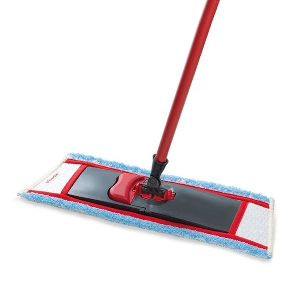 Vileda 4023103000032, Laminat, Klinkers, Trä, Våt, Plast, Röd, Vit, 430 mm, 370 mm