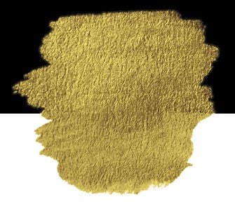 1 Pearlescent colour square, in a clamshell - "FINETEC" | Pearl Gold