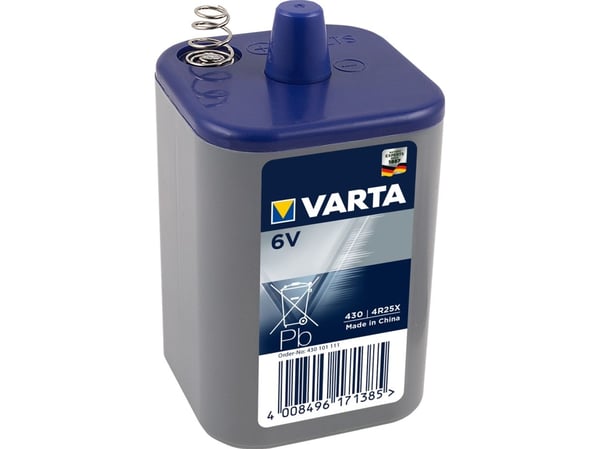 Varta 430 101 111, Sinkkikloridi, 6 V, 1 kpl, Kiina, 67 mm, 67 mm