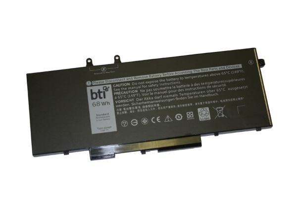 BTI - Batteri til bærbar PC - litiumpolymer - 4-cellers - 8500 mAh - 65 Wh - for Dell Inspiron 15 7590 2-in-1; Latitude 5300, 5300 2-in-1, 5310, 53...