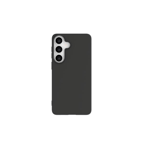 eSTUFF Infinite Vienna - Skydd för mobiltelefon - 100% återvunnen plast - termoplastisk polyuretan (TPU) - svart - för Samsung Galaxy S26+
