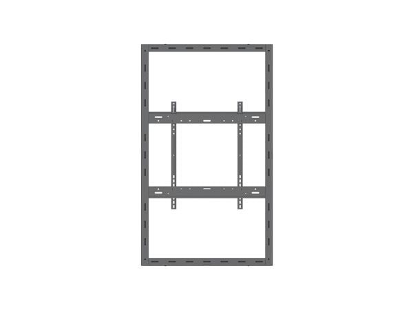 Multibrackets 6121, Terästä, Musta, Maisema/Muotokuva, 139,7 cm (55"), 25 kg, 200 x 200 mm
