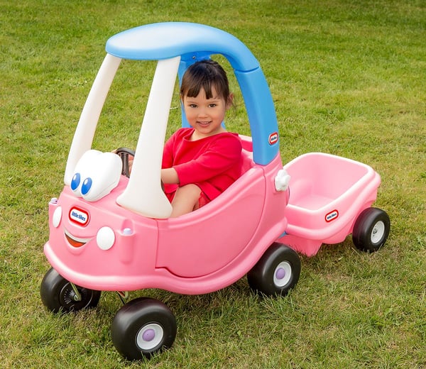 BILLITTLE TIKES COZY COUPE TILHENGER PRINSESSE ROSA