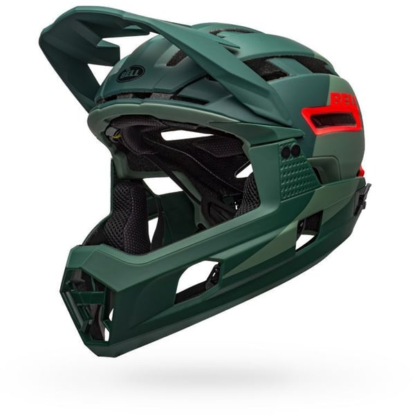 Bell Helmets Super AIR R MIPS, Heldekkende hjelm, Innformet, Hjelmvisir, Matt