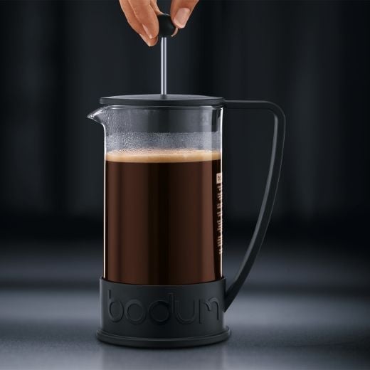 BODUM Brazil - Fransk presse - Størrelse 11.3 x 7.9 cm - Høyde 16 cm - 0.35 L - svart