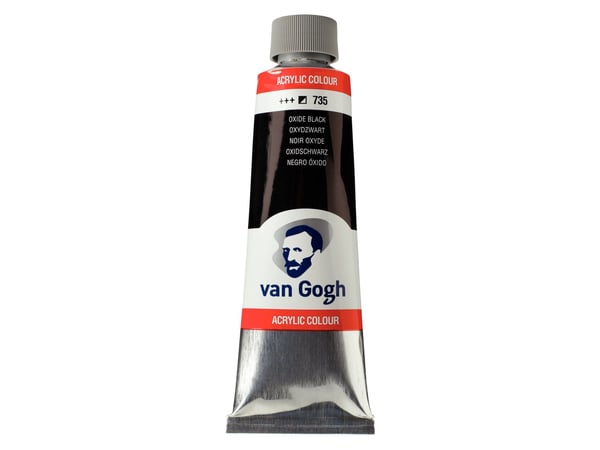 Van Gogh akrylmaling tube Oxide Black 735