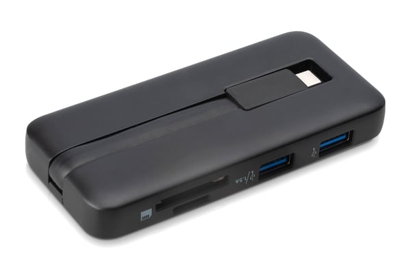 DIGITUS Travel - Dokkingstasjon - USB-C 3.2 Gen 1 - HDMI - 1GbE