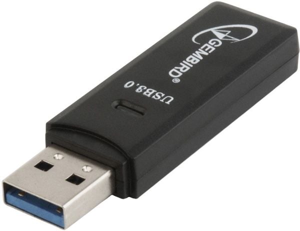 Gembird UHB-CR3-01 - Kortleser (microSD, SD, microSDHC, microSDXC, MMC, RS-MMC, SDHC, SDXC, TransFlash) - USB 3.0