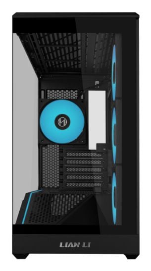 Lian Li VECTOR V100R MINI Micro-ATX-chassi, härdat glas, 4 ARGB-fläktar, svart