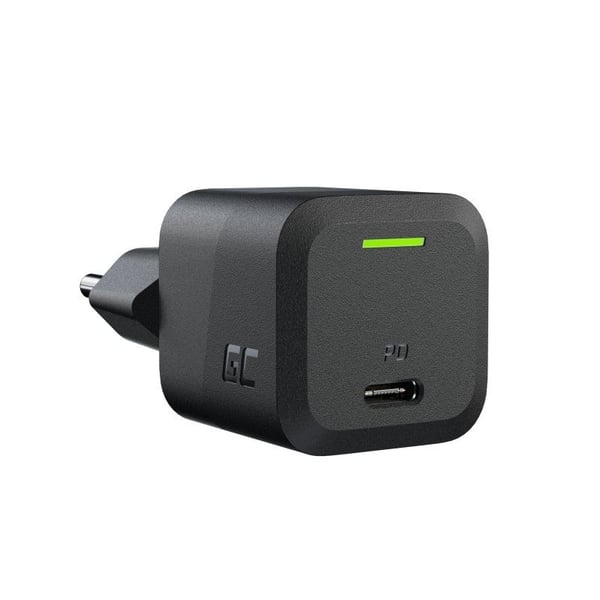 Green Cell - Strømadapter - PowerGaN - 33 watt - 3 A - PD, GC Ultra Charge, Programmable Power Supply (PPS) (USB-C) - panther black