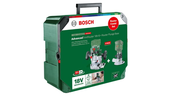 Bosch AdvancedTrimRouter 18V-8 kantfräs 2-i-1 kombisats