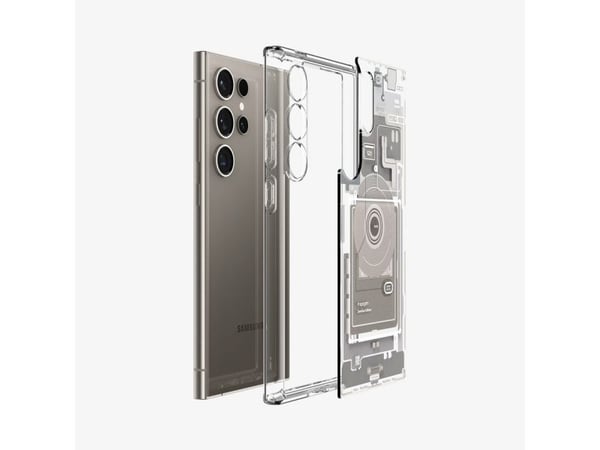 Dėklas Spigen Ultra Hybrid Sam S24 Ultra S928 Zero One Natural Titanium ACS07653