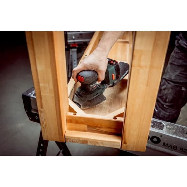 Metabo SM 18 LTX BL, Eksentersliper, Svart, Grønn, Rød, Børsteløs, 800 RPM, 20000 RPM, 2 mm