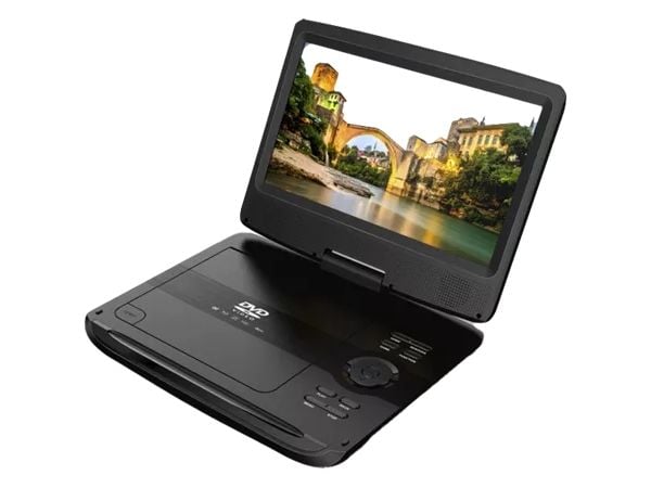 Denver MT-1097 kannettava DVD-soitin 10", 1024 x 600 pikseliä, musta