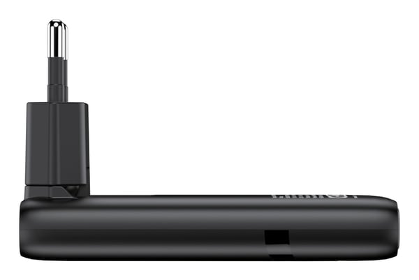 Verbatim Fold 'n' Go - Strømadapter - GaN - 65 watt - 3.25 A - Power Delivery 3.0 + PPS - 2 utgangskontakter (USB-C) - svart - Europa