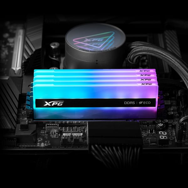 ADATA XPG Lancer Neon RGB DDR5 RAM 32 Gt 6000 MHz CL30, 2 x 16 Gt, hopea
