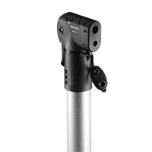 Hama 00178153, Handluftpump, Cykel, Svart, Silver, 4 Bar, Aluminium, Plast