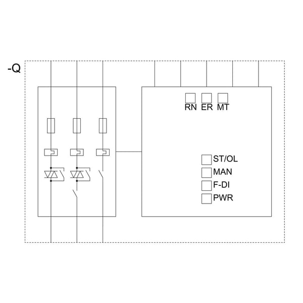 Siemens 3RK1308-0CE00-0CP0 3RK13080CE000CP0 Moottorin käynnistin Moottorin teho 400 V 5,5 kW 500 V Nimellisvirta 12 A