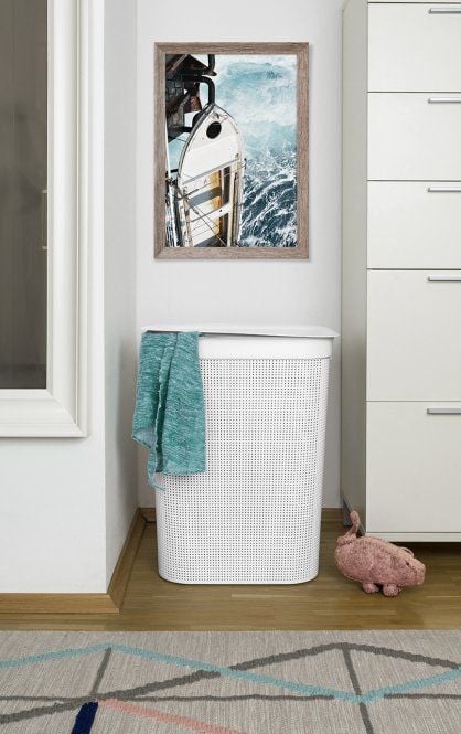 Rotho Brisen, 50 l, Rektangulær, Plast, Hvit, Manuell, 340 mm