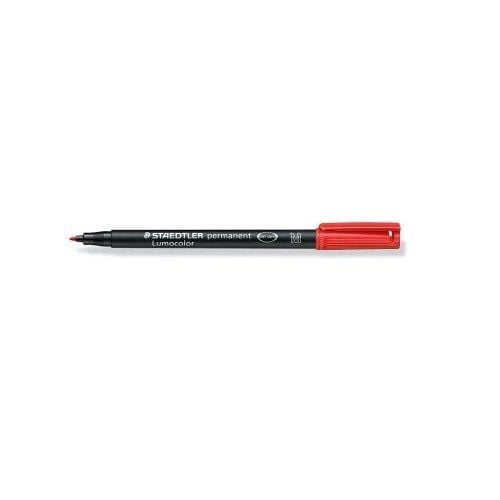 STAEDTLER Lumocolor 317 - Markør - permanent - rød - 1 mm - medium