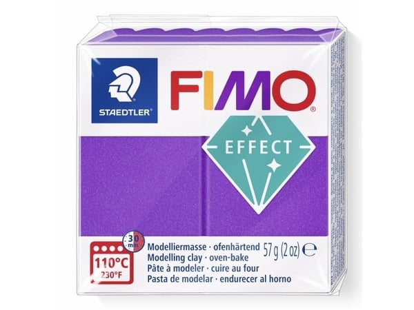 Staedtler FIMO 8010, Modellera, Metallisk, Lila, Vuxen, 1 styck, 1 färger, 110 ° C