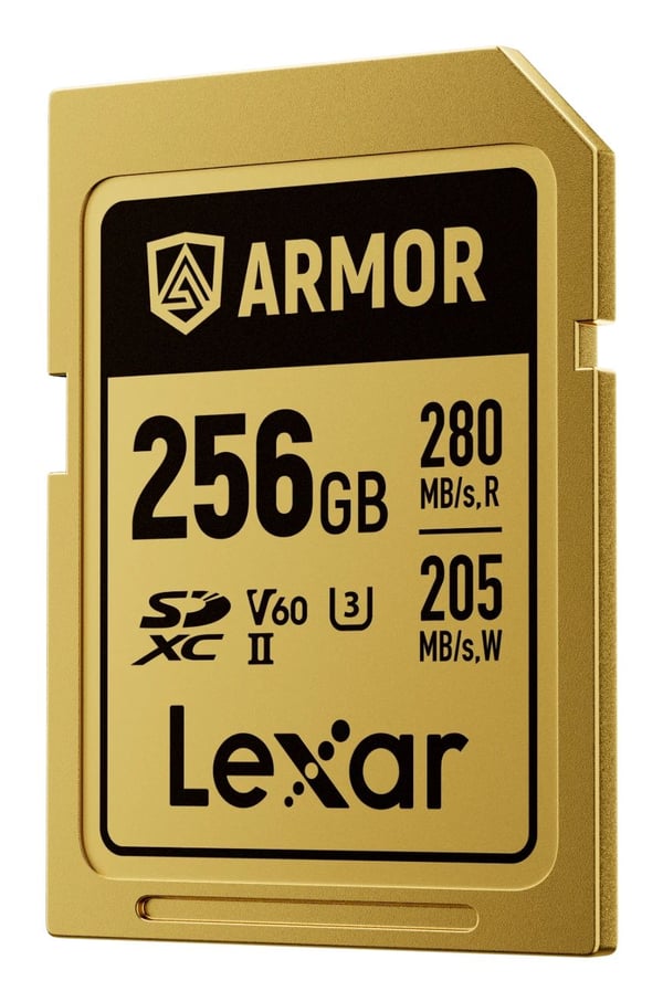 Lexar minneskort SDXC 256GB Armor Gold UHS-II U3