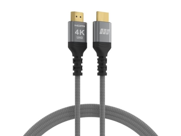 EFB Elektronik HDMI-20-00004, 3 m, HDMI Type A (Standard), HDMI Type A (Standard), 3D, 18 Gbit/sek, Grå