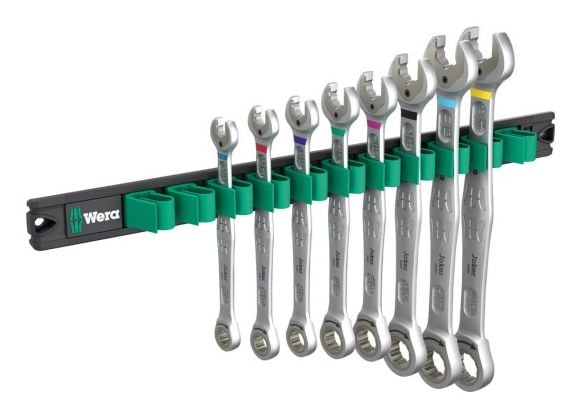 Wera 05020016001, 1/2,3/4,3/8,5/16,5/8,7/16,9/16,11/16", musta, Ruostumaton teräs, Tšekin tasavalta, 380 mm, 160 mm, 45 mm