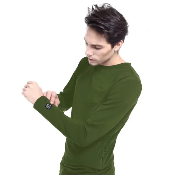 Glovii GJ1CS, T-skjorte, Voksen, Unisex, Grønn, Monokromatisk, S
