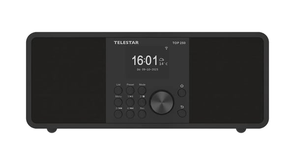 TELESTAR TOP 250 Svart Multifunktionsradio Stationär