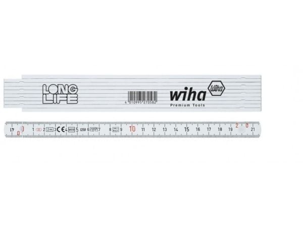 Wiha 27058, Glasfiber, Polyamid, cm, mm, 2000 mm, 15 mm, 140 g