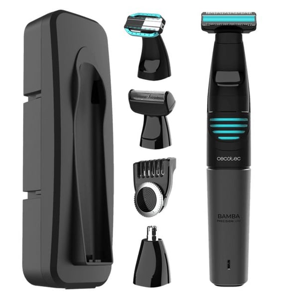 Cecotec Bamba PrecisionCare Extreme 5in1, Svart, Ansikte, Rostfritt stål, Batteri, 60 min, Inbyggt batteri