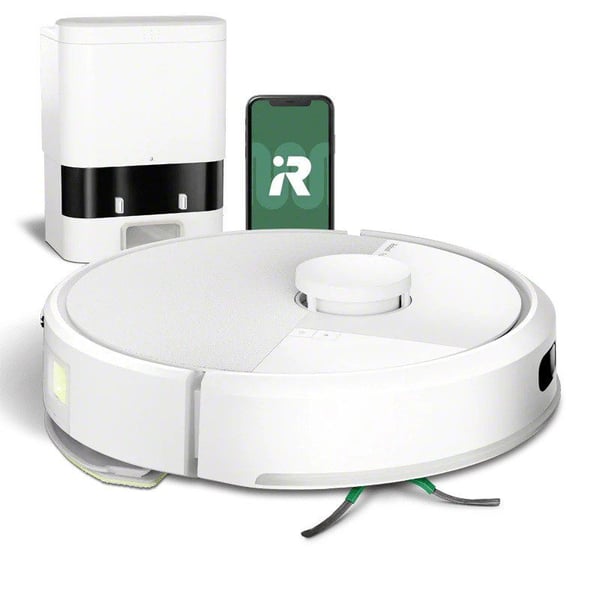 iRobot Roomba 105 Combo+ robotstøvsuger med gulvmopping – hvit