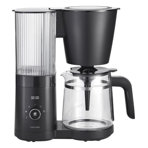 ZWILLING Enfinigy, Kaffebrygger (drypp), 1,5 l, Malt kaffe, 1960 W, Svart